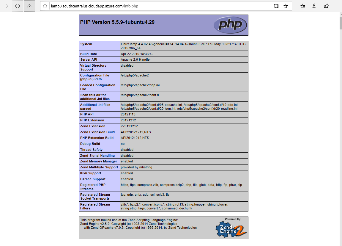 php home page